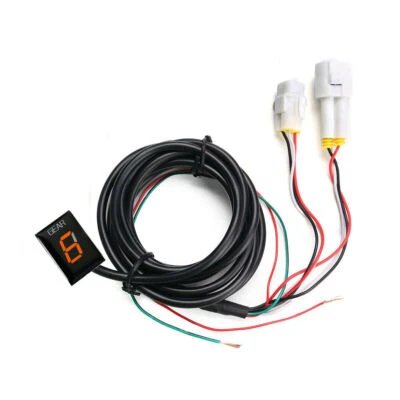 摩托车红色 LED 齿轮指示器 适用于 YAMAHA YZF R1 R6 FZ8 Mt03 MT-01 Fzs600 — 第 1/4 张图片