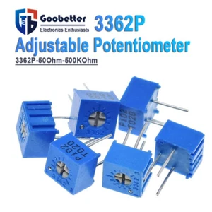 3362P Single-turn Trimmer Trim pots 50Ω~500K ohm Potentiometer variable Resistor - Picture 1 of 8
