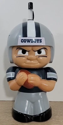 Dallas Cowboys Big Sip Botella de Agua NFL Teenymates Copa/Paja de Fútbol NUEVO/SIN USAR Foto 1 de 4