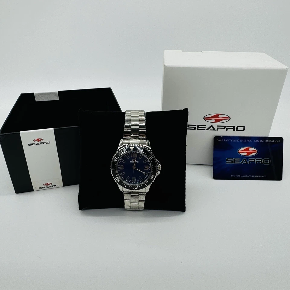 Seapro Men's Tideway SP5332 Analog Display Quartz Silver Watch Stainless Steel - Image 1 of 4