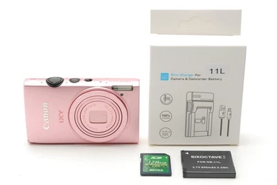 [Near MINT] Canon IXY 220F PowerShot ELPH 110 HS IXUS 125 HS 16.1MP Pink JAPAN - Image 1 of 4