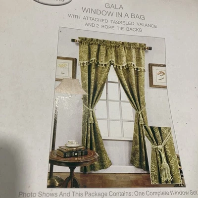 Victoria классический окно в сумке с балдахином и 2 веревки галстук спинки GALA 60 «x 84» - Изображение 1 из 4