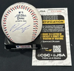 Brandon Lowe Firmado 2025 Juego de Estrellas Béisbol Autografiado Auto Rays Certificado de Autenticidad JSA - Imagen 1 de 2