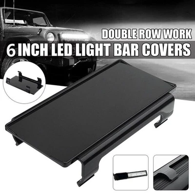 Quality Light Bar Cover Light Covers 6 Inch Auto Accessories Black New - Image 1 of 4