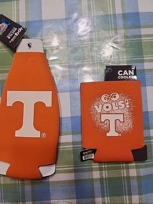 lote de 2 enfriadores de cerveza y latas de naranja Tennessee Volunteers nuevos con etiquetas Foto 1 de 2