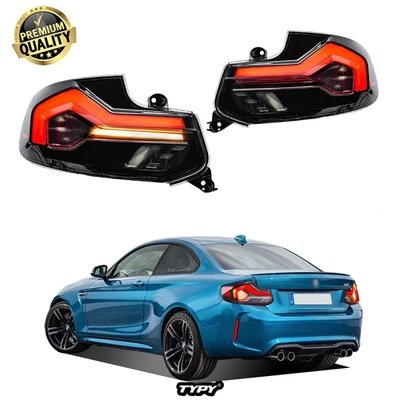 Full LED Tail Lights for 2014-2021 BMW 2-Series F22 230i/M235i/M240i/M2 Assembly Foto 1 de 4