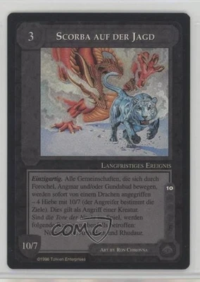1996 Middle-earth CCG - The Dragons German Scorba Ahunt #SCBA - Image 1 of 2