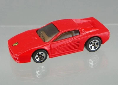 De colección 1997 Hot Wheels Diecast escala 1/64 rueda de 5 radios roja Ferrari F512M EX-NM Foto 1 de 4