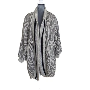 Dino Valiano Vintage  Womens Oversized Cardigan Sweater Size D 36/8 US - Picture 1 of 7