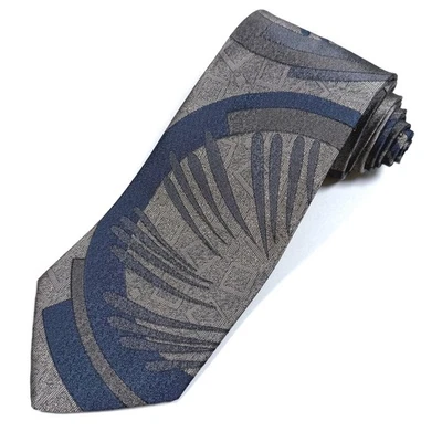 Corbata de Colección Paco Rabanne Para Hombre Patrón Geométrico Mezcla Seda Foto 1 de 4