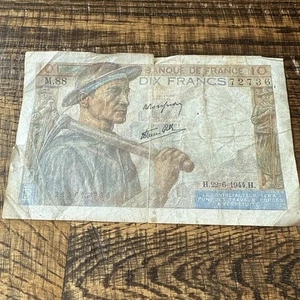 1944 Banque De France - 10 DIX FRANCS - Picture 1 of 12