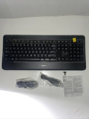 Logitech K800 с подсветкой (920-002359) беспроводная клавиатура новая! В комплекте без коробки - Изображение 1 из 4