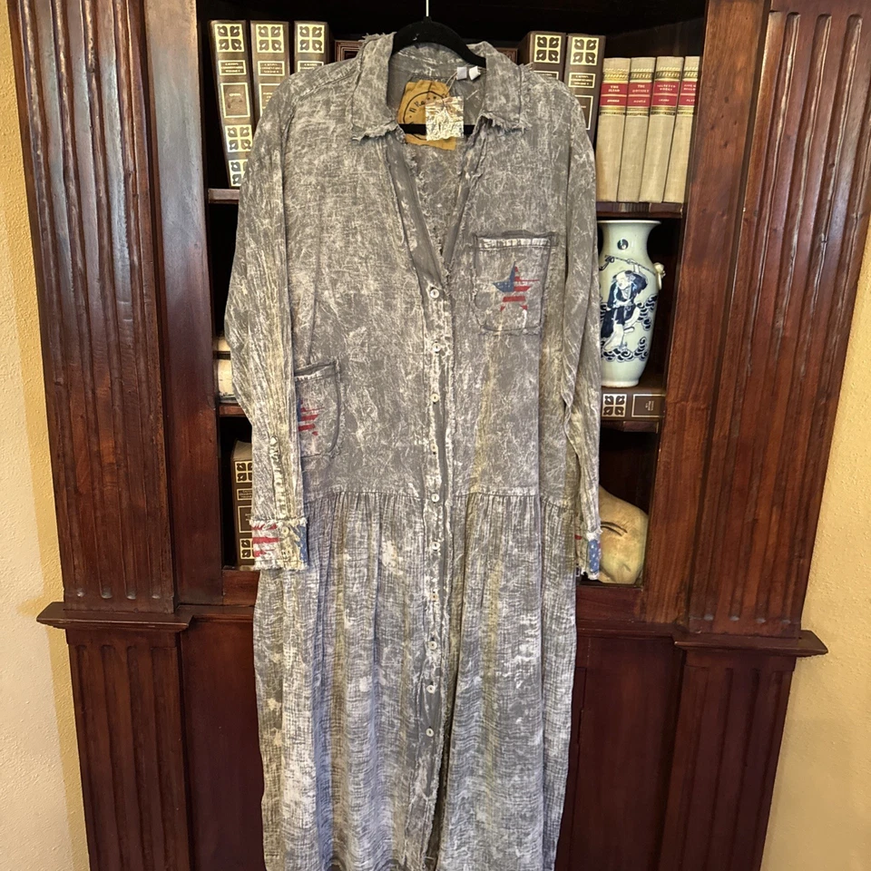 VESTIDO CINTURA CAÍDA LIBERTAD MARCA PÁJARO RARO DISEÑO RARO L/x Foto 1 de 4