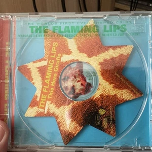 Flaming Lips - This Here Giraffe - CD Single Star Shaped Disc - 1995 Warner Bros - Picture 1 of 3