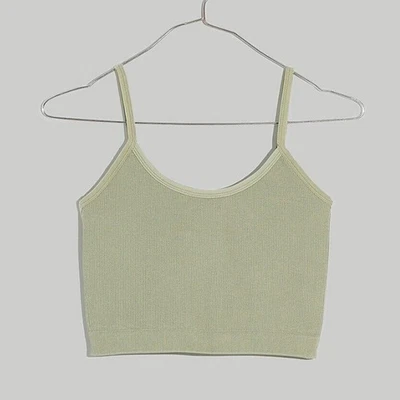 New Madewell Seamless Crop Cami Tank Forgotten Landscape NF341 Size XXS XS - image 1 of 4