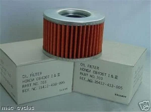 Honda Oil Filter CBR400F 2 pcs New *413* - Picture 1 of 1
