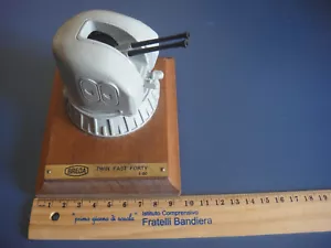 Cannone BREDA 1/50 metallo nave fermacarte stand - Foto 1 di 5