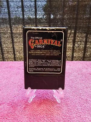 The Official Carnival By Sega - Intellivision- Vintange Cartridge Video Game - Image 1 of 2