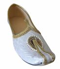 Buty ślubne indyjskie ręcznie robione męskie skórzane rozmiar jutties mojaries khussa us 6