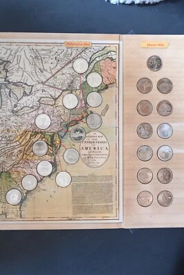The Formation of The Union, The First Thirteen States 50 State Quarter Set P&D - Image 1 of 4
