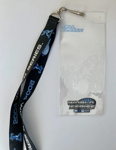 2004 World Series Lanyard Red Sox/Cardinals With MLB Hologram Sticker ⚾️ Cover