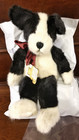 Boyds Bears In The Attic, Philo Puddlemaker 14" Plush Black/White Stuffed Dog