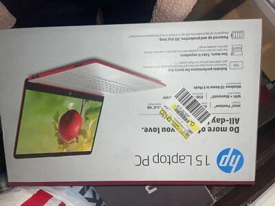 HP 15-DW1083WM 15.6" (128GB, SSD Intel Pentium Gold 6405U, 2.40GHz, 4GB RAM,... Foto 1 de 2