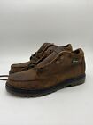 Eastland Maine Brown Leather Platform Lace Up Loafers Size 9 M New Old Stock