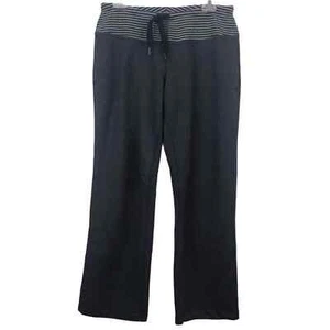 Nike Dri Fit Grey Stripe Waistband Sweatpants Women Sz M - Picture 1 of 6