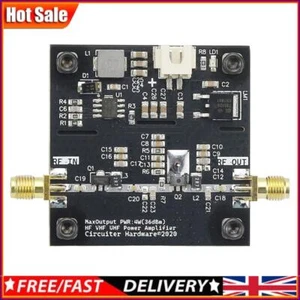 0.5-800MHz 40dB Gain RF Power Amplifier HF VHF UHF Amp for Ham Radio - Zdjęcie 1 z 10