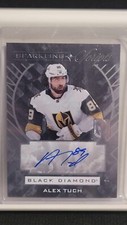 2021-22 Upper Deck Black Diamond Sparkling Scripts Auto Alex Tuch #SC-AT
