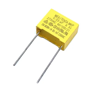 2x Condensador de seguridad MKP X2 0.33uF 334K AC 275V 15mm - Imagen 1 de 1