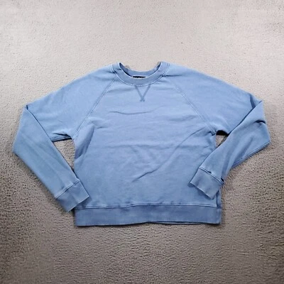 LA Hearts Sweatshirt Womens Medium Blue Solid Casual Pullover Distressed Sweater - Изображение 1 из 4