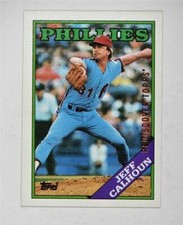 2017 Topps Rediscover Stamped Buyback 1988 #38 Jeff Calhoun