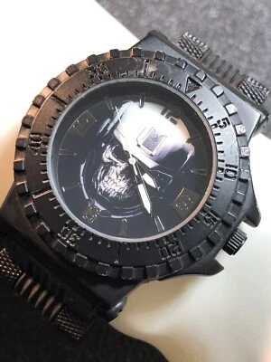 Reloj Call of Duty Accutime Hombre 50mm Negro Infinite Warfare Banda Goma Nuevo Bate Foto 1 de 4