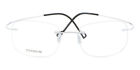 Rimless Rectangle Shiny Silver SmartBuy Collection Harlo RT-008A C2 53 Fashion