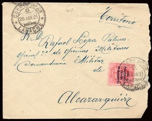 Marruecos - Edi o 60 - Mat "Correo 26/4/21 - Larache" a Alcazarquivir + marca... - Picture 1 of 1