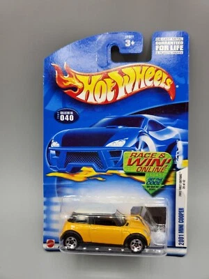 Hot Wheel 2002 First Editions Series Yellow 2001 Mini Cooper - Image 1 of 4