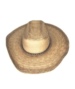 Sombrero de Vaquero Cavender's Ranch Talla 7 Colección Hoja de Palma 15X Excelente Estado - Imagen 1 de 9