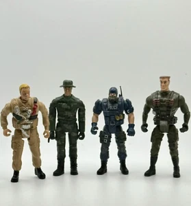 Lotto 4 action figure Power Team Elite - Foto 1 di 1