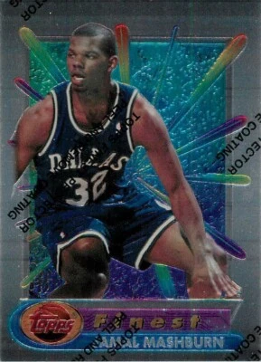 JAMAL MASHBURN 1994-95 Topps Finest #60 Mavericks (W/ Coating) - Image 1 of 2