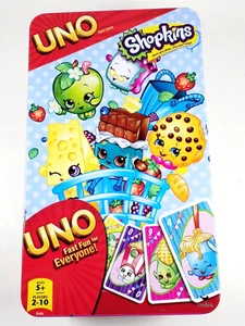 Shopkins UNO Card Game in Collector's Tin Cardinal Games - Picture 1 of 6
