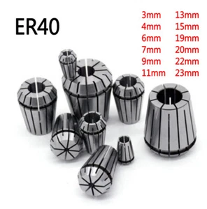 ER40 Clamping 3~25mm Spring Collet for CNC Engraving Machine Milling Lathe Tool - Picture 1 of 25