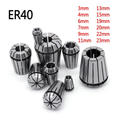 ER40 Clamping 3~25mm Spring Collet for CNC Engraving Machine Milling Lathe Tool - Image 1 of 4