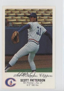 1984 Columbus Clippers Crime Prevention Scott Patterson #31