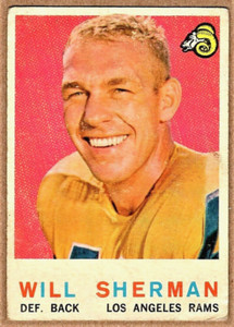 WILL SHERMAN - 1959 TOPPS #127