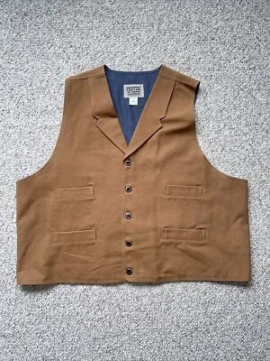 Chaleco Frontier Classics Old West Victoriano Bronceado Único Pecho 2XL Foto 1 de 4