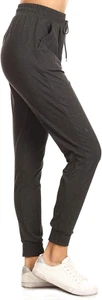 Women'S Relaxed-Fit Jogger Track Cuff Sweatpants with Pockets for Yoga, Workout - Picture 1 of 4