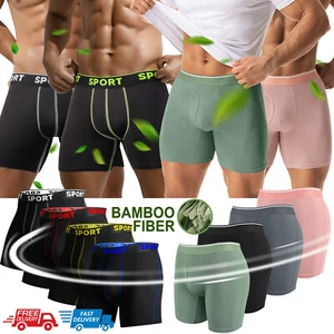 4/6 PACK For Men Bamboo Underwear Shorts Multicolor Boxer Briefs Underpants NEW - Picture 1 of 42