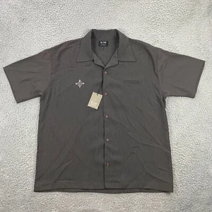 Vintage BC Ethic Shirt Mens Large Loop Collar Bowling Party Rockabilly Club NEW - Picture 1 of 10